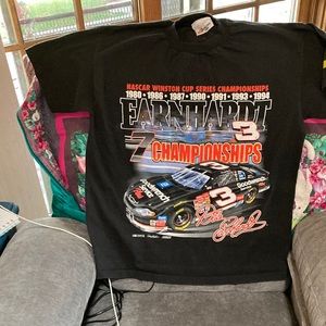 NASCAR Dale Earnhardt 3 championship shirt